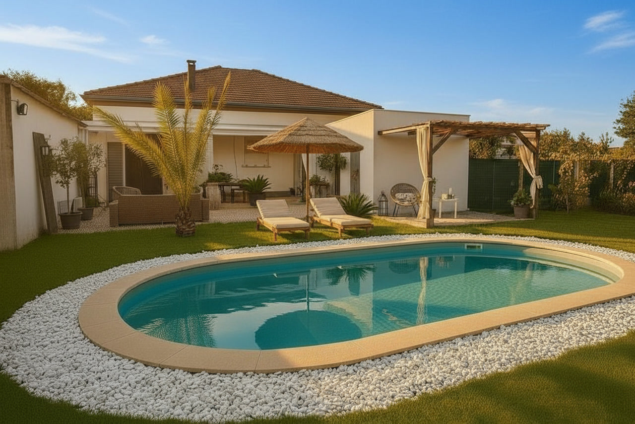 Piscine privée de la Villa Concetta à Casalbordino, Abruzzes